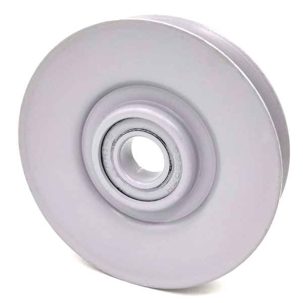 Terre Products V-Groove Idler Pulley - 3.5'' Dia.- 5/8'' Bore - Steel 35350063 - main